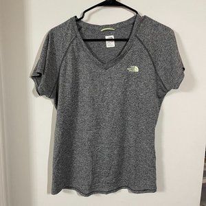 North Face Heather Gray Athletic Top